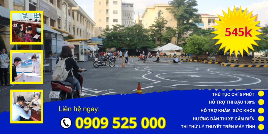 Thi bằng lái xe máy hồ chí minh